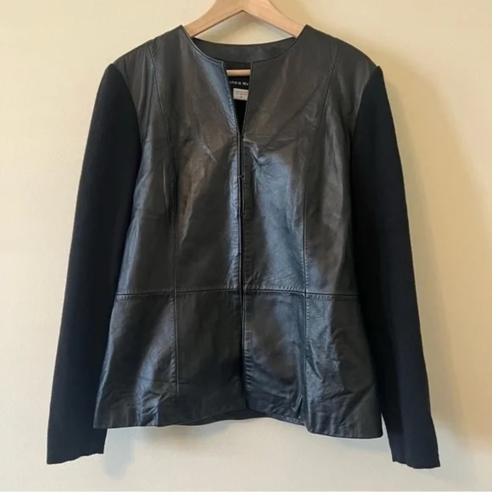 Bianca Nygard Size 12 Mixed Media Sweater Jacket